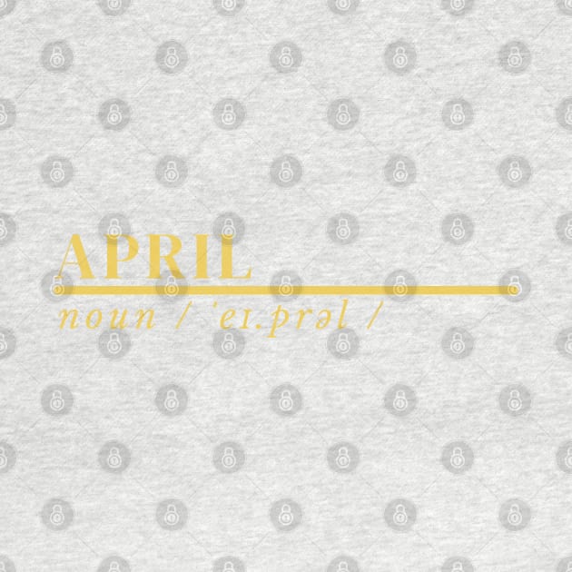 Word April by Ralen11_